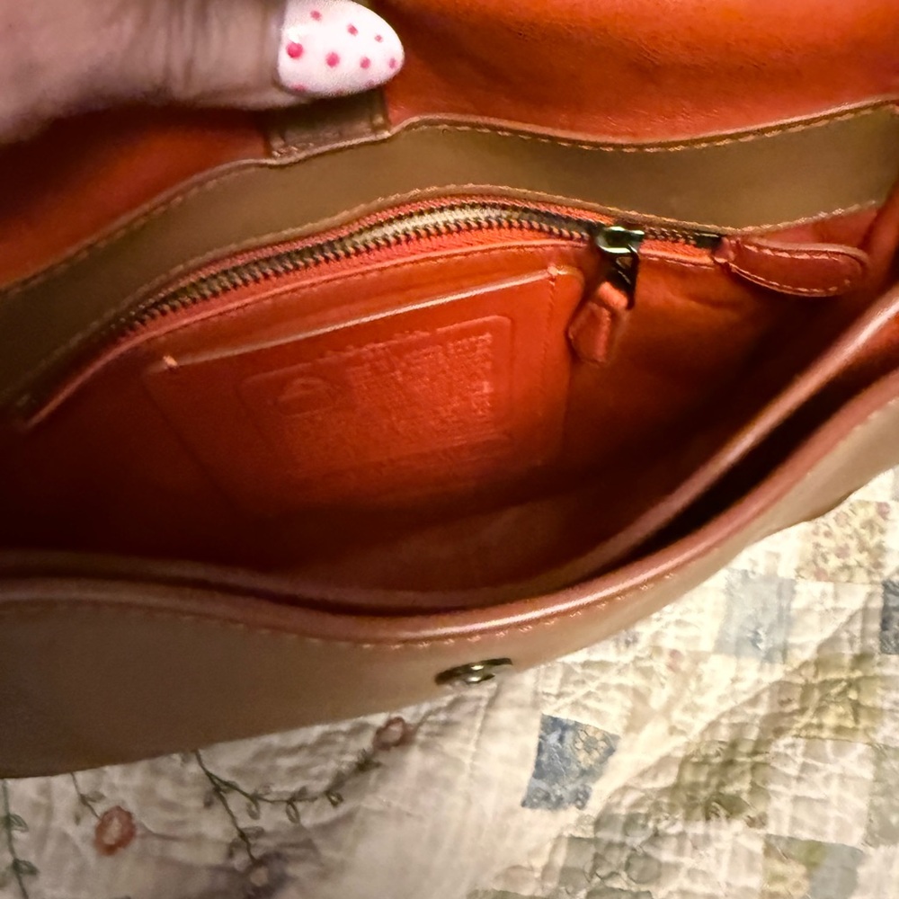 Coach Saddle 23 BritishTan Glovetsnned Leather Crossbody Saddle Bag - Picture 4 of 8